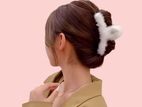 Snow Bunny Hair Clips