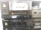Technics Amp with Cassette