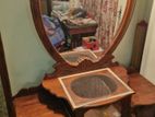 Wooden Dressing Table with Mirror