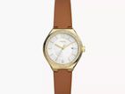 Fossil Brown Leather Watch - BQ3957