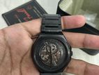 Fossil Evanston Automatic Black Stainless Steel Watch