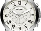 Fossil Grant Chronograph Brown Leather