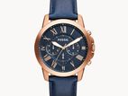 Fossil Grant Chronograph Navy