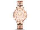 Fossil Ladies Rose Gold Watch