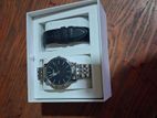 Fossil Luther Quartz Black Dial Men's Watch