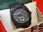 Fossil Machine Chronograph Black Stainless Steel Watch