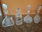 Four 30% Lead Crystal Decanter Set