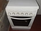 Four Burner Cooker with Microwave Oven