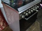 Four Burner Gas Stove with Electric Oven