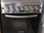 Electric Oven with Four Burner Gas Cooker