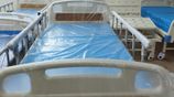 Four Function Electric Hospital Bed with Overbed Table+ Air mattress