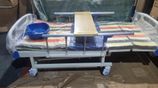 Four-Function Manual Bed with Lateral Tilt and Sanitary Functionality
