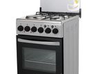 Free standing Electric oven 3 Gas burner + 1 Hot Plate EU55FS3GE-SS