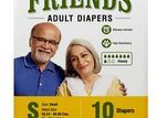 Friends Adult Diaper Large 10pcs (Adult Pasting)