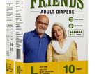 Friends Adult Diaper Large 10pcs Pasting