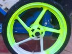 Front Alloy Wheel with 100/70/17 Tire