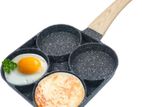 Frying Pan with 4 Hole Pancake Fried Egg Burger