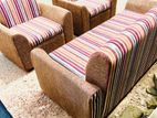 Full Cushion Fabric 321 Sofa Set Code 6188