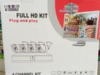 FULL HD PLUG AND PLAY (4 CHANNEL KIT) WIFI CAMERA KIT