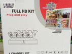 Full Hd Plug and Play (4 Channel Kit) Wifi Camera Kit