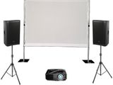 Full HD Projector with Screen for Rental in Matara