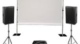 Full HD Projector with Screen for Rental in Piliyandala / Maharagama
