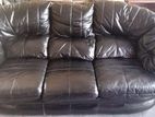 Full Leather Rosewood Couch (Colour Black)