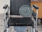 Full Option Commode Recline Wheel Chair - Brand New