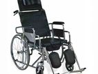 Full Option Commode Wheel Chair Reclining wheelchair