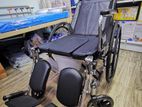 Full Option Commode Wheel Chair Reclining Wheelchair