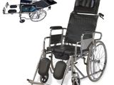 Full Option Commode Wheel Chair Reclining Wheelchair