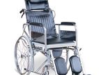 Full Option Commode Wheel Chair Reclining Wheelchair