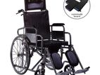 Full Option Commode Wheel Chair reclining wheelchair