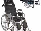 Full Option Commode Wheel Chair {Reclining Wheelchair}