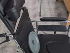 Full Option Commode Wheel Chair / Wheelchair Arm Decline