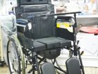 Full Option Commode Wheel Chair With Food Table Reclining Wheelchair