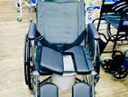 Full Option Commode Wheelchair Hand Break Safety Belt