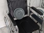 Full Option Commode Wheelchair Hi Back