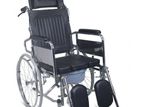 Full Option Commode Wheelchair / Wheel Chair
