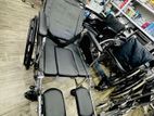 Full Option Commode Wheelchair With Safety Belt Reclining Wheel Chair