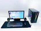 Full Set Desktop RGB - Core i5-4th Gen 20" LED Wide -8GB Ram & SSD New