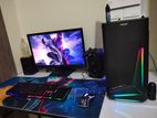 Full Set PC Core i5 4th Gen 8GB RAM 256GB SSD +22" wide Monitors RGB