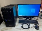 Full Set PC – Corei5 4th /8GB/ 128SSD+500GB/ 20″ Wide screen*-