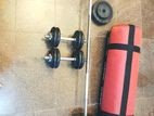 Full set - Punching bag, Dumbells and Barbell
