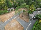 fully developed residential land plots for sale in galagedara