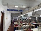 FUNCTIONING EXPORT GARMENT FACTORY FOR RENT IN PILIYANDALA