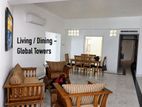 Furnished 3 bed 1700 Sqft Apartment for rent at Colombo 6 Marine drive