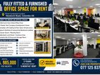 Furnished Office Space For Rent In Hevelock Road Colombo 05