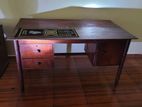 Antique Bed with Table