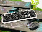 Gaming Combo Keyboard with Mouse - Aula F2023